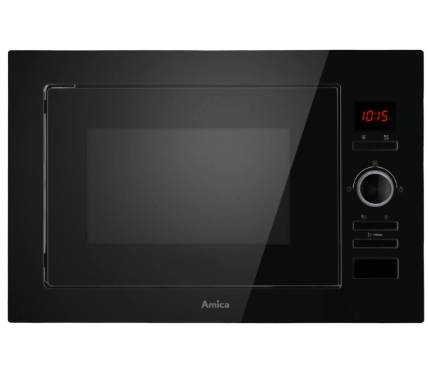 Kuchenki mikrofalowe do zabudowy - Amica AMMB25E3GB Grill