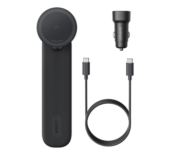 Uchwyt magnetyczny Anker Nano MagGo z ładowarką (B2216H11) 15W Qi2 Czarny