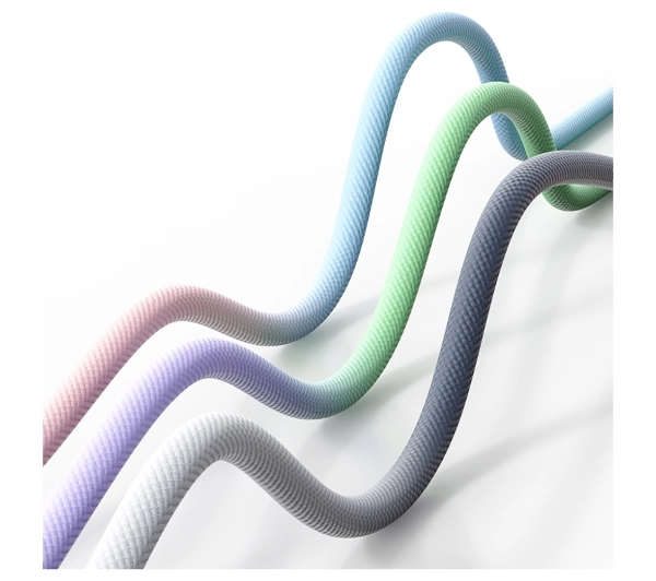 USAMS Bicolor Series PD 30W USB-C do Lightning 1,2m Czarno-biały
