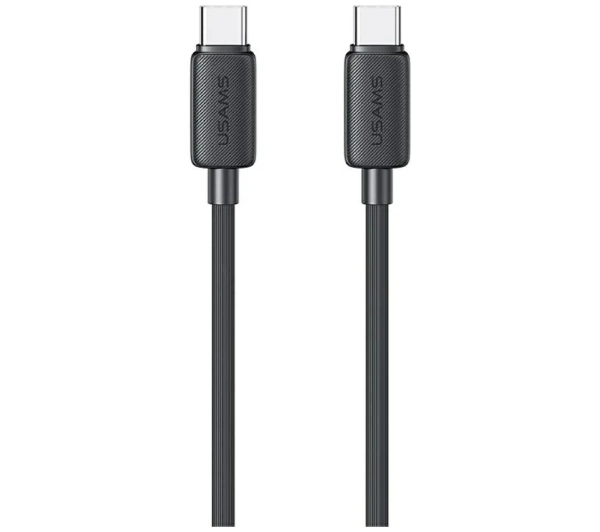 USAMS KY Series 60W USB-C do USB-C 1m Czarny