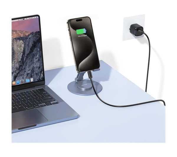 USAMS KY Series 60W USB-C do USB-C 1m Czarny