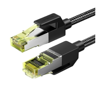 Kabel sieciowy UGREEN NW150 Ethernet RJ45 Cat.7 F/FTP 5m Czarny