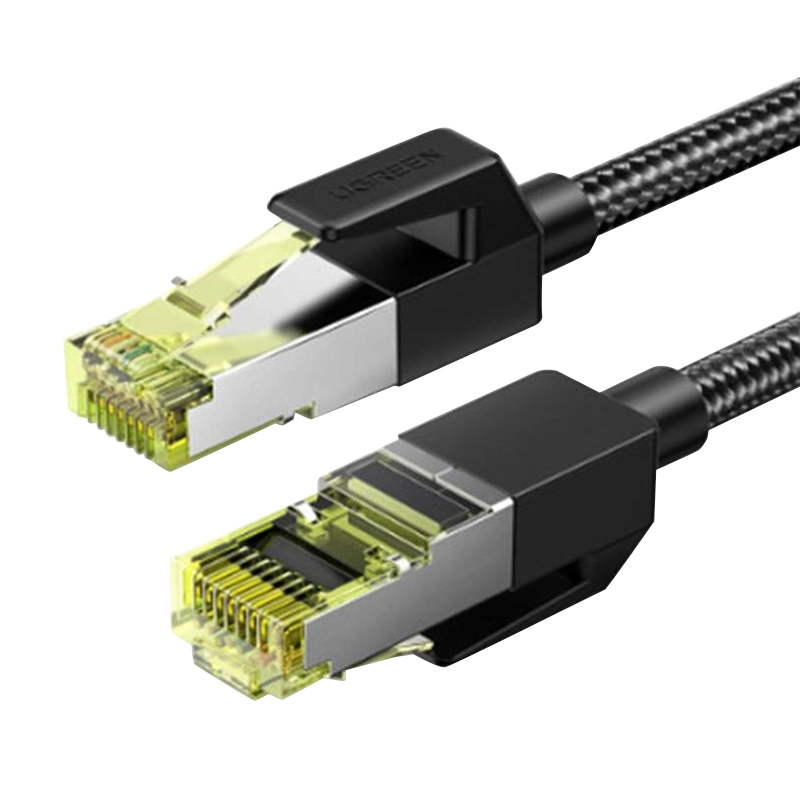 Kabel sieciowy UGREEN NW150 Ethernet RJ45 Cat.7 F/FTP 2m Czarny