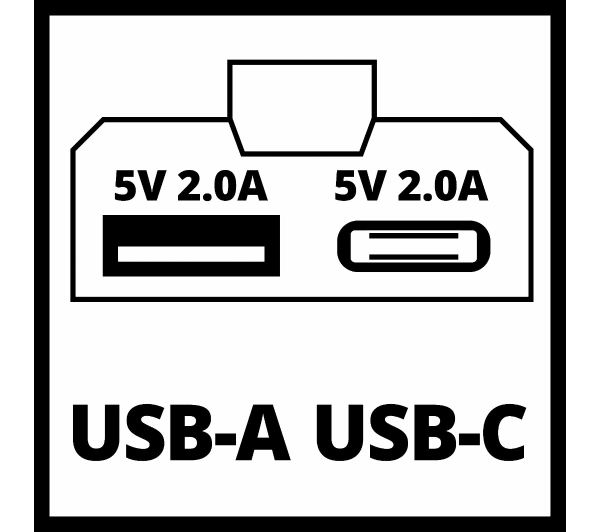 Einhell USB TC-CP 18 Li USB A/C-Solo 4514148