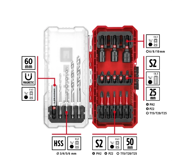 Einhell S-Case 49108709 (18 szt.)
