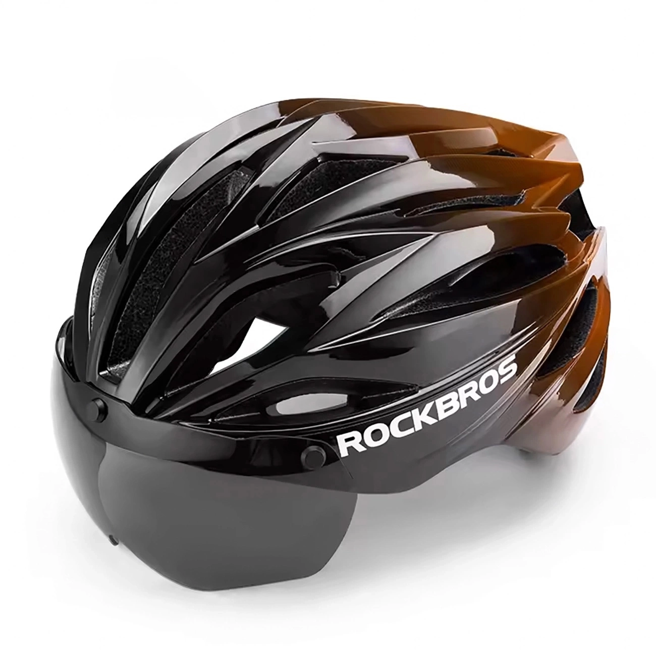 Kask RockBros 10110045006 Czarno brązowy