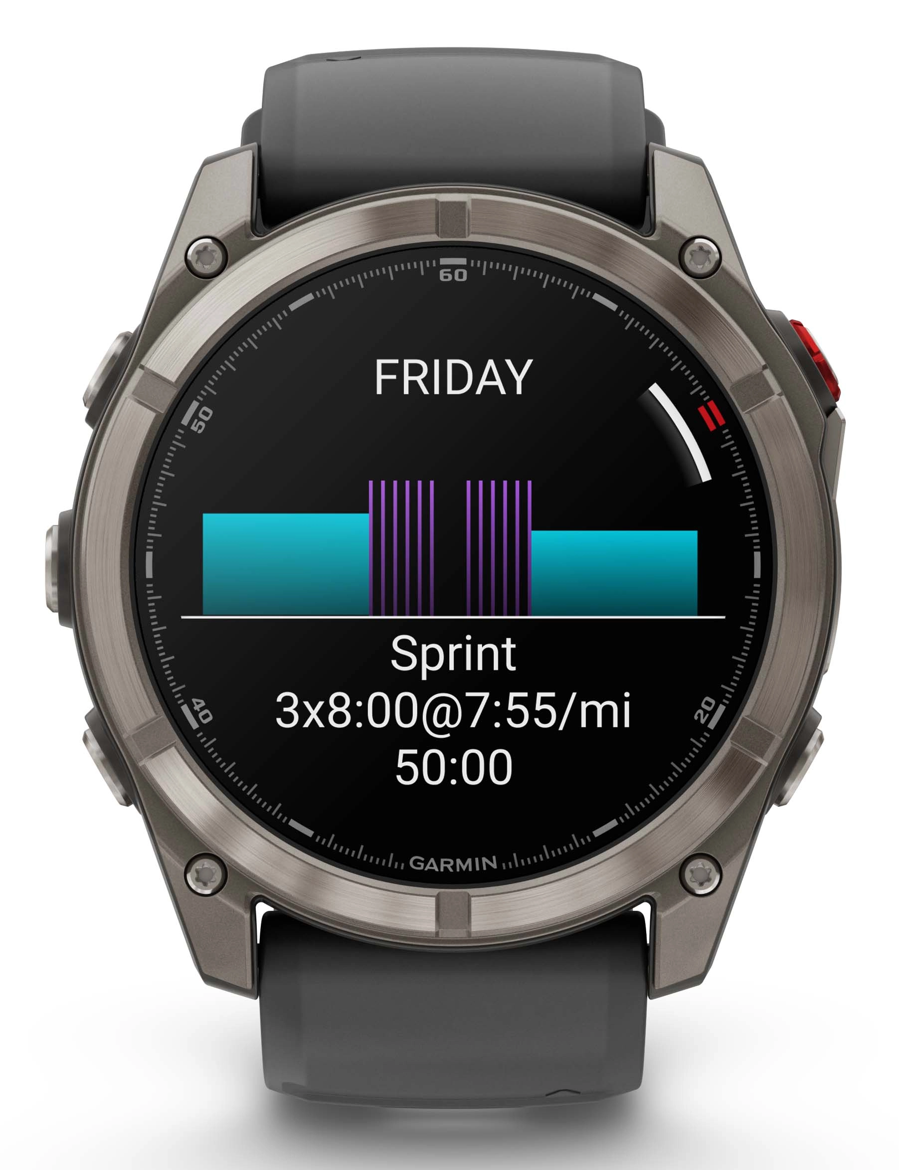 фото Смарт-годинник Garmin Fenix 8 Pro 47 mm Amoled Titanium with Graphite/Black (010-03198-10/11)