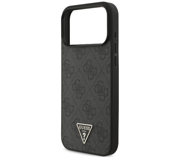 Guess 4G Strap Triangle Logo MagSafe do iPhone 17 Pro Max czarny