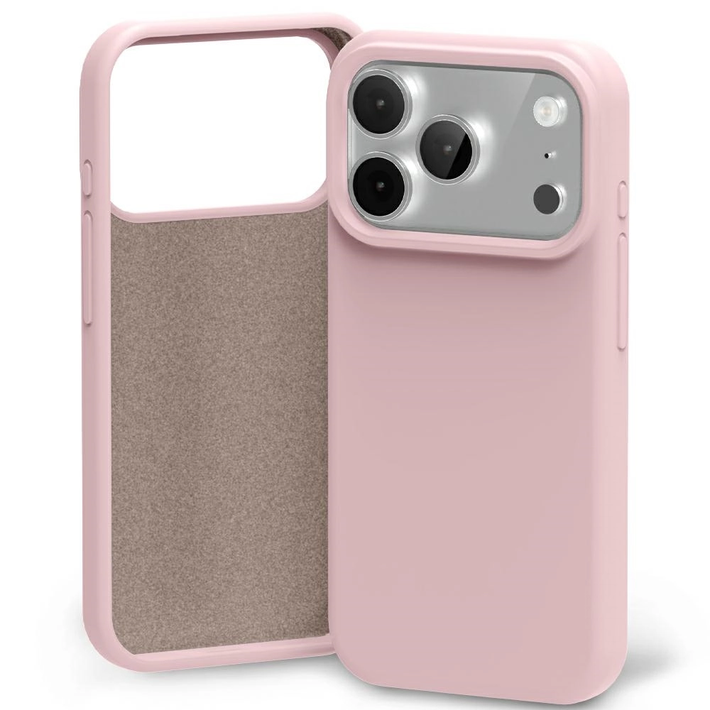 Etui Mercury Silicone do iPhone 17 Pro Max różowo-piaskowy