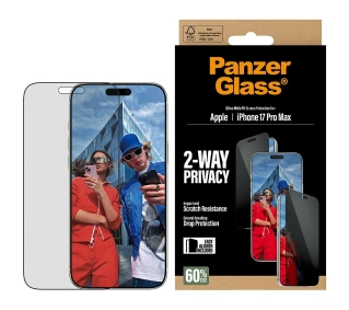 PanzerGlass prywatyzujące Ultra-Wide Fit EasyAligner do iPhone 17 Pro Max