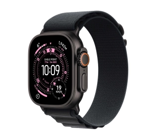Apple Watch Ultra 3 GPS + Cellular koperta z tytanu Czarna 49mm Opaska Alpine Czarna Rozmiar M - ⚡ BESTSELLERY ⚡ - Kup na Raty - RRSO 0%