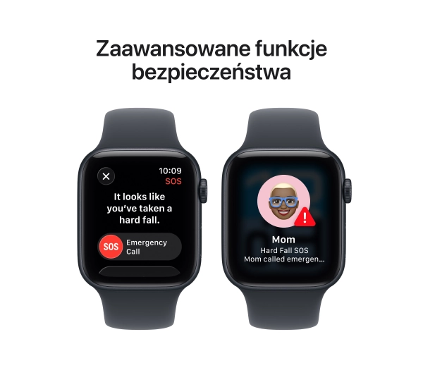 Apple Watch SE 3gen GPS koperta 44mm z aluminium Północ pasek sportowy Północ S/M - ⚡ BESTSELLERY ⚡ - Kup na Raty - RRSO 0%