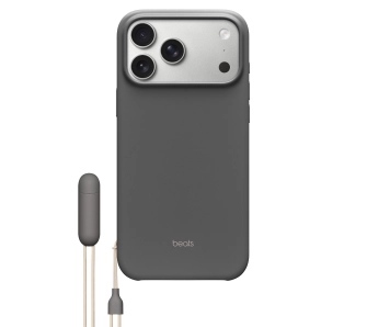 Etui Beats Kickstand Case z MagSafe i panelem Sterowanie aparatem do iPhone 17 Pro Max Szafirowy szary
