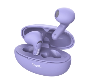 Trust Yavi ENC Douszne Bluetooth Fioletowy - ⚡ BESTSELLERY ⚡