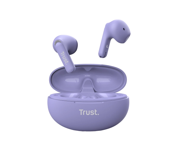 Trust Yavi ENC Douszne Bluetooth Fioletowy - ⚡ BESTSELLERY ⚡