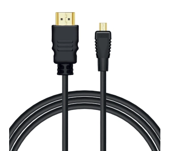 Kabel HDMI Savio CL-40/M Micro HDMI z Ethernetem 2m Czarny