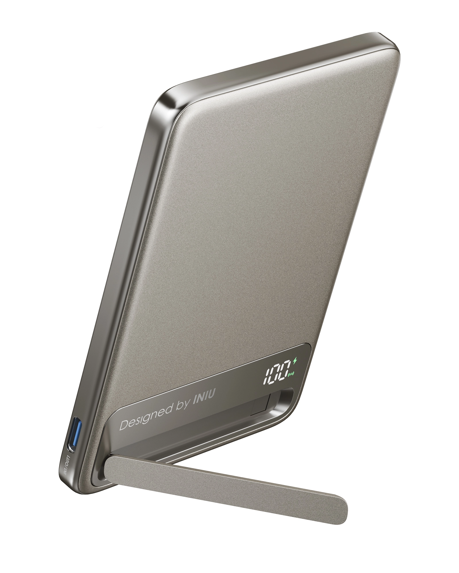 Powerbank INIU P75-P1-TG MagPro Ultra Slim 5000mAh 15W Tytanowy