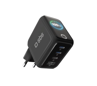 Ładowarka sieciowa SBS GaN 3xUSB-C 1xUSB 100W Czarny