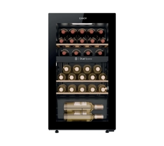 Chłodziarka do wina Candy Dwustrefowa CNWQ4G32G2 32 miejsca na butelki