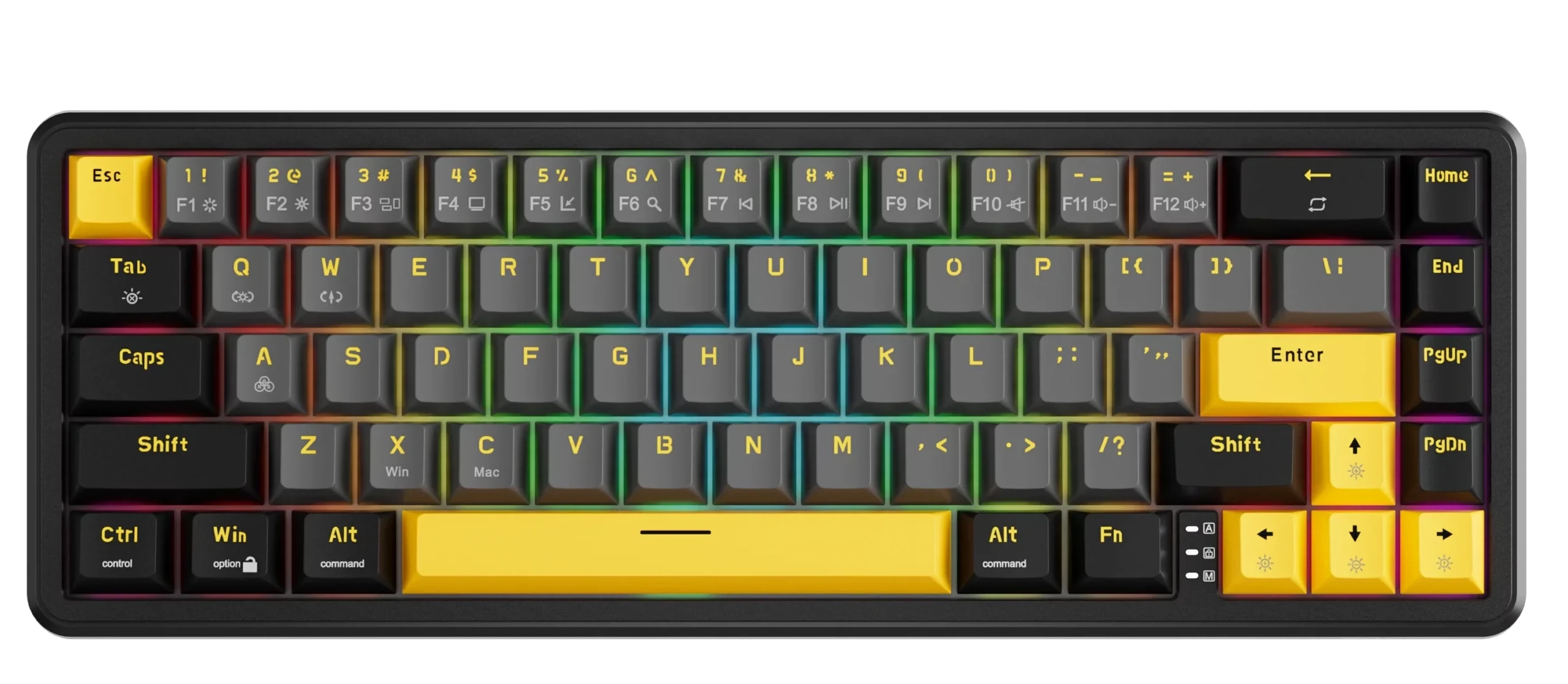 Klawiatura magnetyczna Marvo Magma M40 8K Czarno-szary