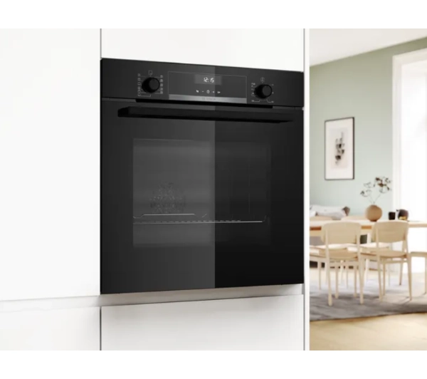 Bosch Serie 6 HBG537FB4 Termoobieg Czarny - Kup na Raty - RRSO 0%