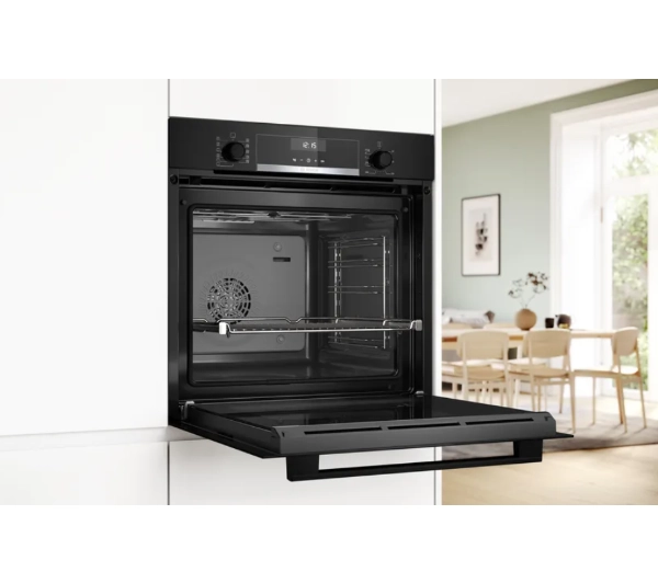 Bosch Serie 6 HBG537FB4 Termoobieg Czarny - Kup na Raty - RRSO 0%