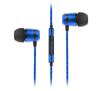 Słuchawki przewodowe SoundMAGIC E50C Dokanałowe Mikrofon Niebieski