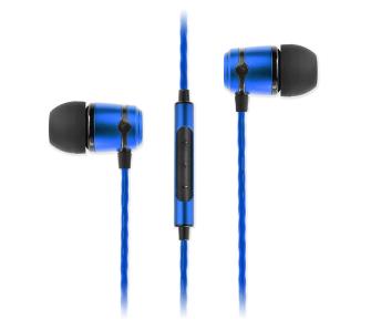 Słuchawki przewodowe SoundMAGIC E50C Dokanałowe Mikrofon Niebieski