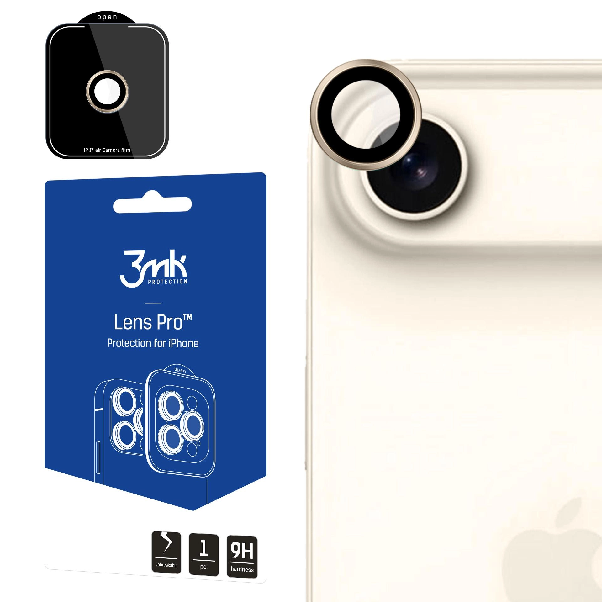 Szkło hartowane 3mk Lens Protection Pro (1LENS) do Apple iPhone Air