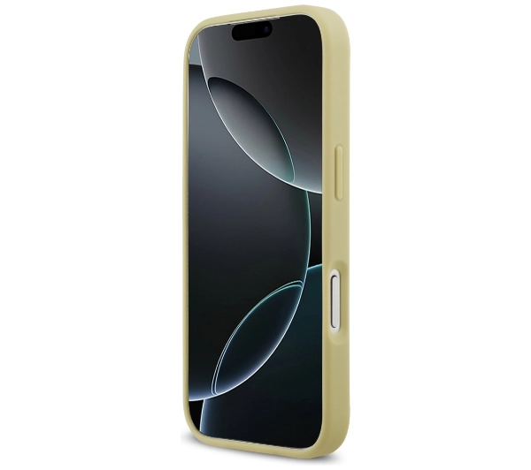 Guess Rhinestone Triangle Logo do iPhone 17 Pro złoty