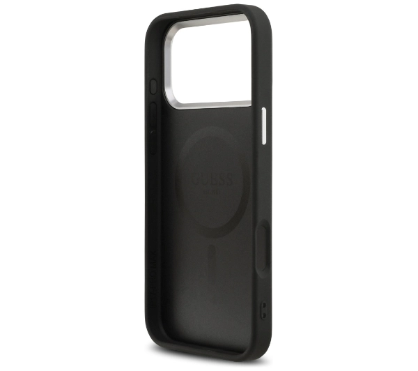 Guess Triangle Logo MagSafe do iPhone 17 Pro Max Czarny