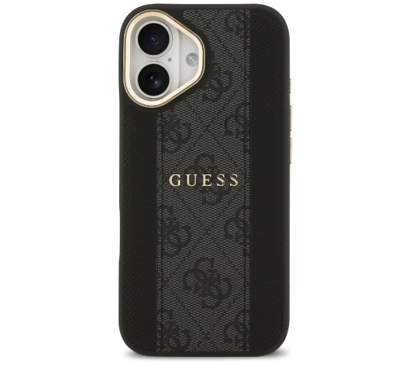 Guess 4G Stripe MagSafe do iPhone 17 czarny