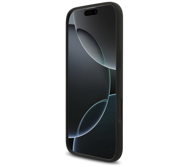 Guess Silicone Big 4G Script do iPhone Air czarny