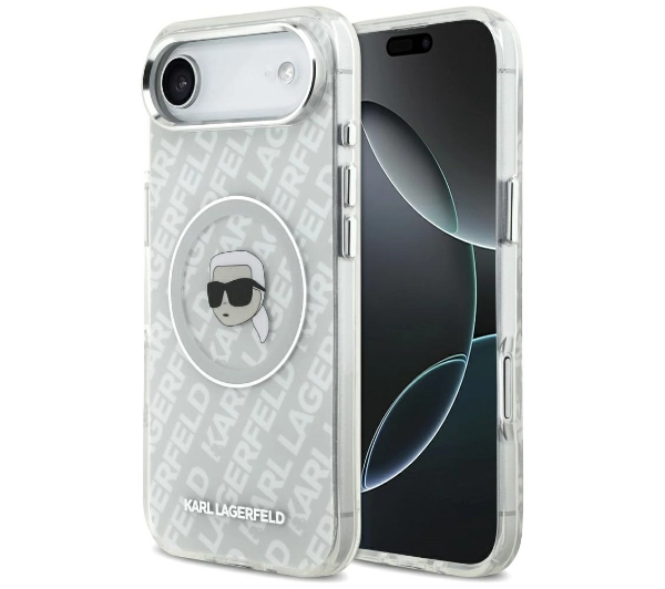 Karl Lagerfeld IML Karl Head Logo MagSafe do iPhone Air Szary