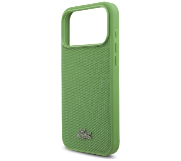 Lacoste Petit Pique Lacquer Logo MagSafe do iPhone 17 Pro Max estragon