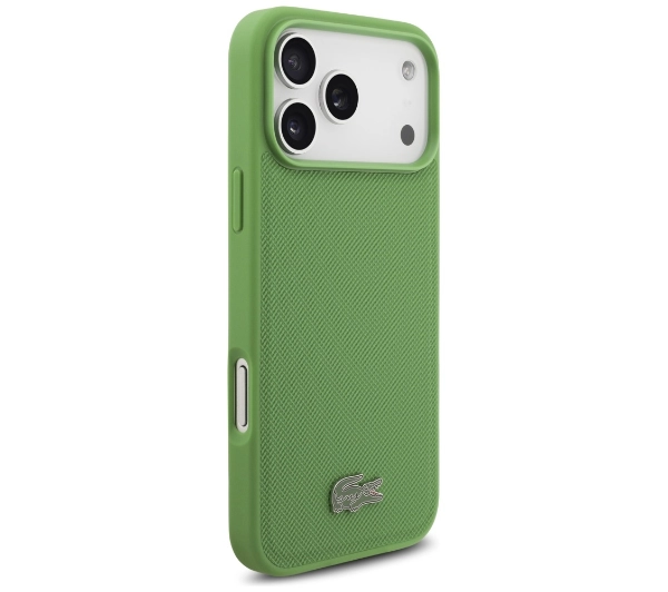 Lacoste Petit Pique Lacquer Logo MagSafe do iPhone 17 Pro Max estragon