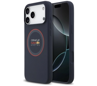 Red Bull Racing Silicone Red Ring MagSafe do iPhone 17 Pro Max Granatowy
