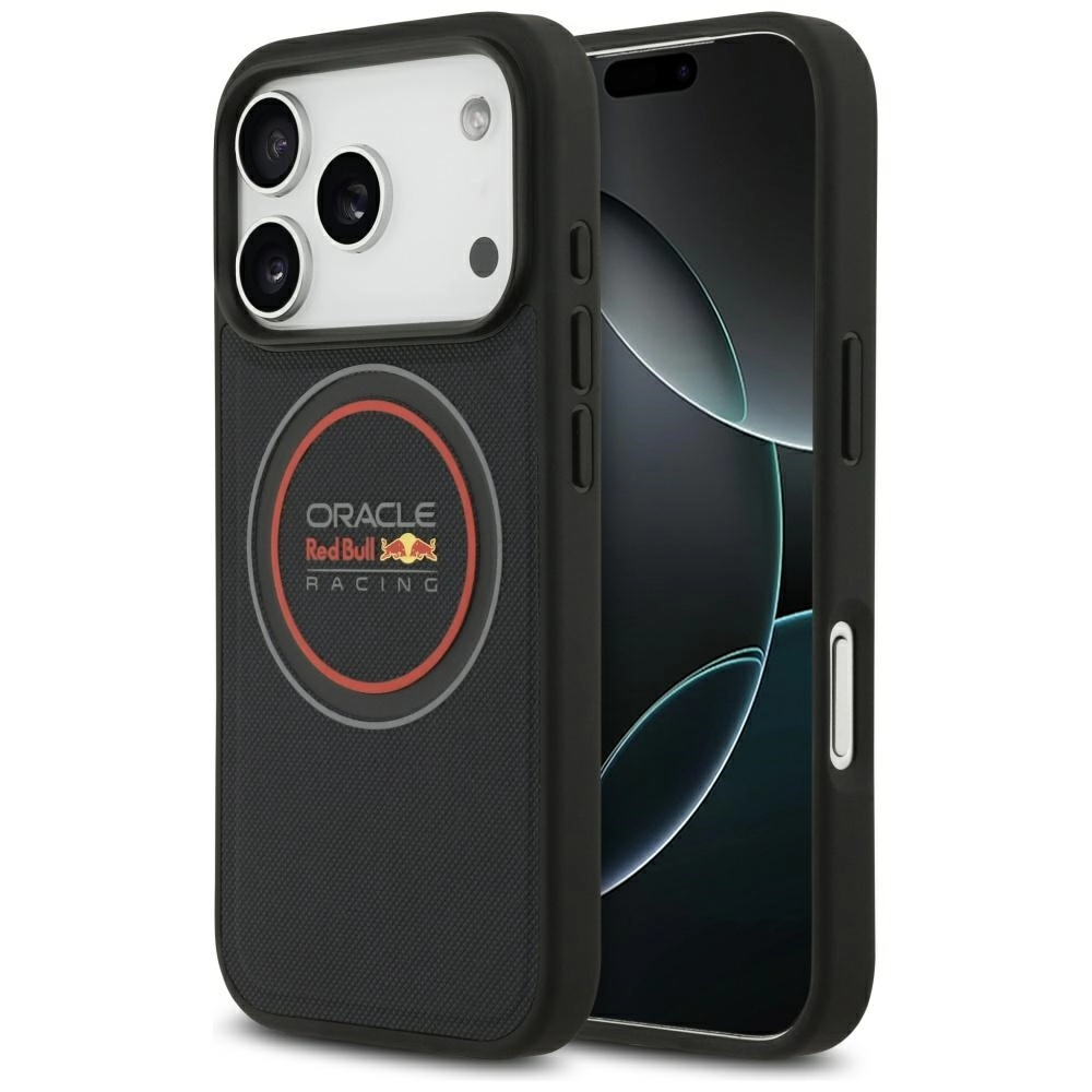 Etui Red Bull Racing Meshed Logo And Red Ring MagSafe do iPhone 17 Pro Max Granatowy