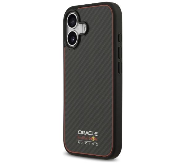 Red Bull Racing Kevlar Logo Matt MagSafe do iPhone 17 czarny