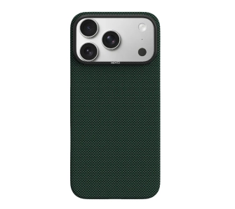 Etui Yaxo Aramid Fiber Ultra Slim Case MagSafe iPhone 17 Pro Ciemnozielony