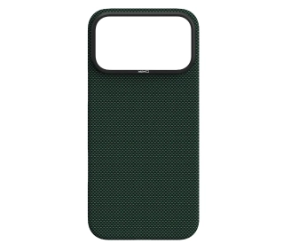 Yaxo Aramid Fiber Ultra Slim Case MagSafe iPhone 17 Pro Ciemnozielony