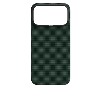Etui Yaxo Aramid Fiber Ultra Slim Case MagSafe iPhone 17 Pro Ciemnozielony