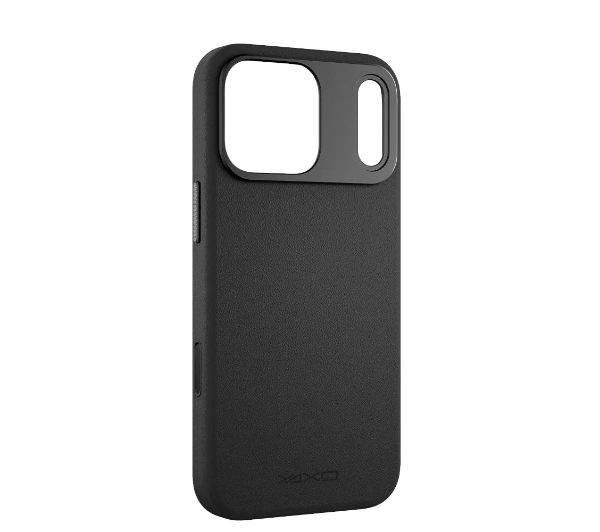 Yaxo Leather Gear Slim Case MagSafe do iPhone 17 Pro Czarny