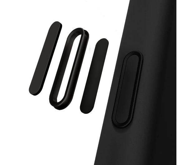 Yaxo Leather Gear Slim Case MagSafe do iPhone 17 Pro Czarny