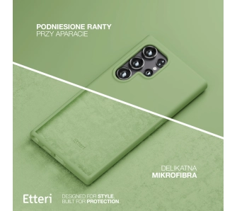 Etui Etteri Silicone Case Galaxy S22 Ultra Ziel