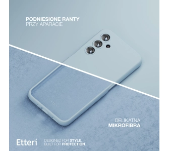 Etui Etteri Silicone Case do Galaxy A34 5G Niebieski