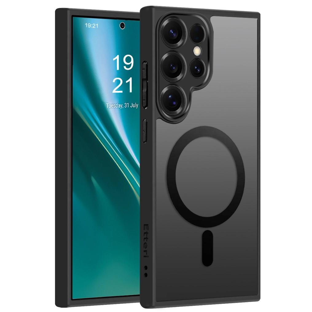 Etui Etteri Matt Mag  do Galaxy S24 Ultra Czarny
