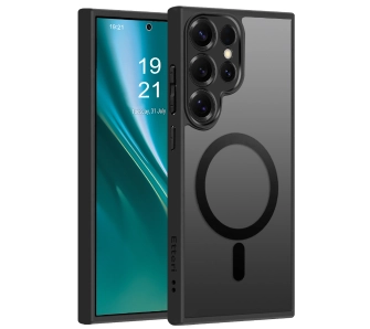 Etui Etteri Matt Mag  do Galaxy S24 Ultra Czarny