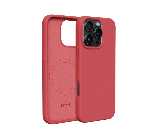 Etteri Silicone Case do iPhone 15 Pro Max Malinowy