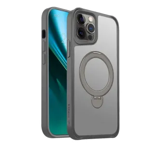 Etui Etteri Matt Mag Ring do iPhone 12 / 12 Pro Szary